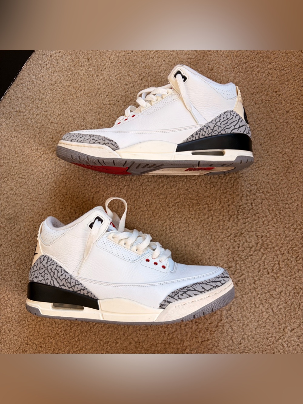 Jordan 3 white cement